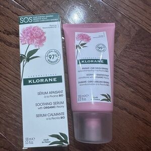 Klorane soothing sensitive scalp conditioner and soothing with organic peony
